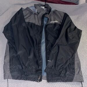Columbia zip jacket, size medium, black